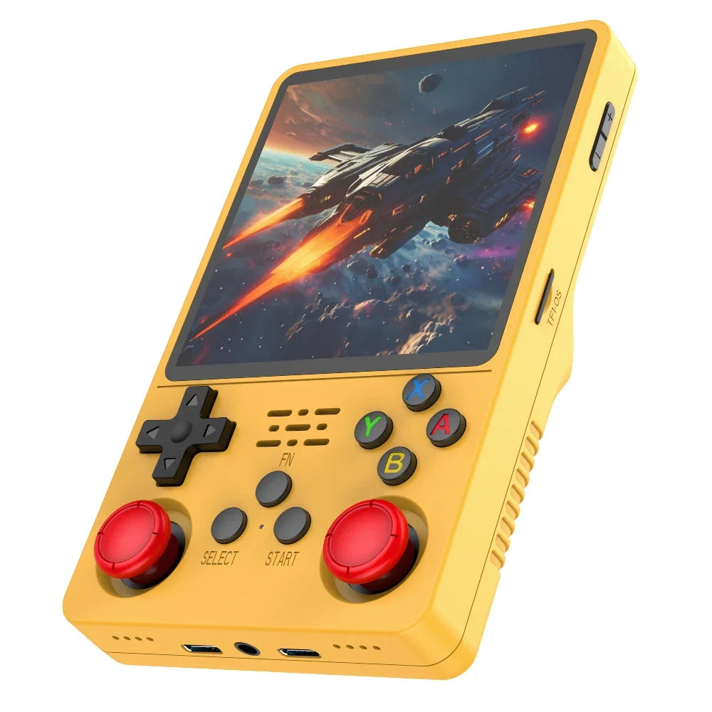 R36S Plus Handheld Game Console – 15000 Preloaded Games 4" IPS Linux Batocera Wi-Fi TV Output 64GB 128GB PS1 N64 SNES GBA SEGA Retro Emulator 10 Colors
