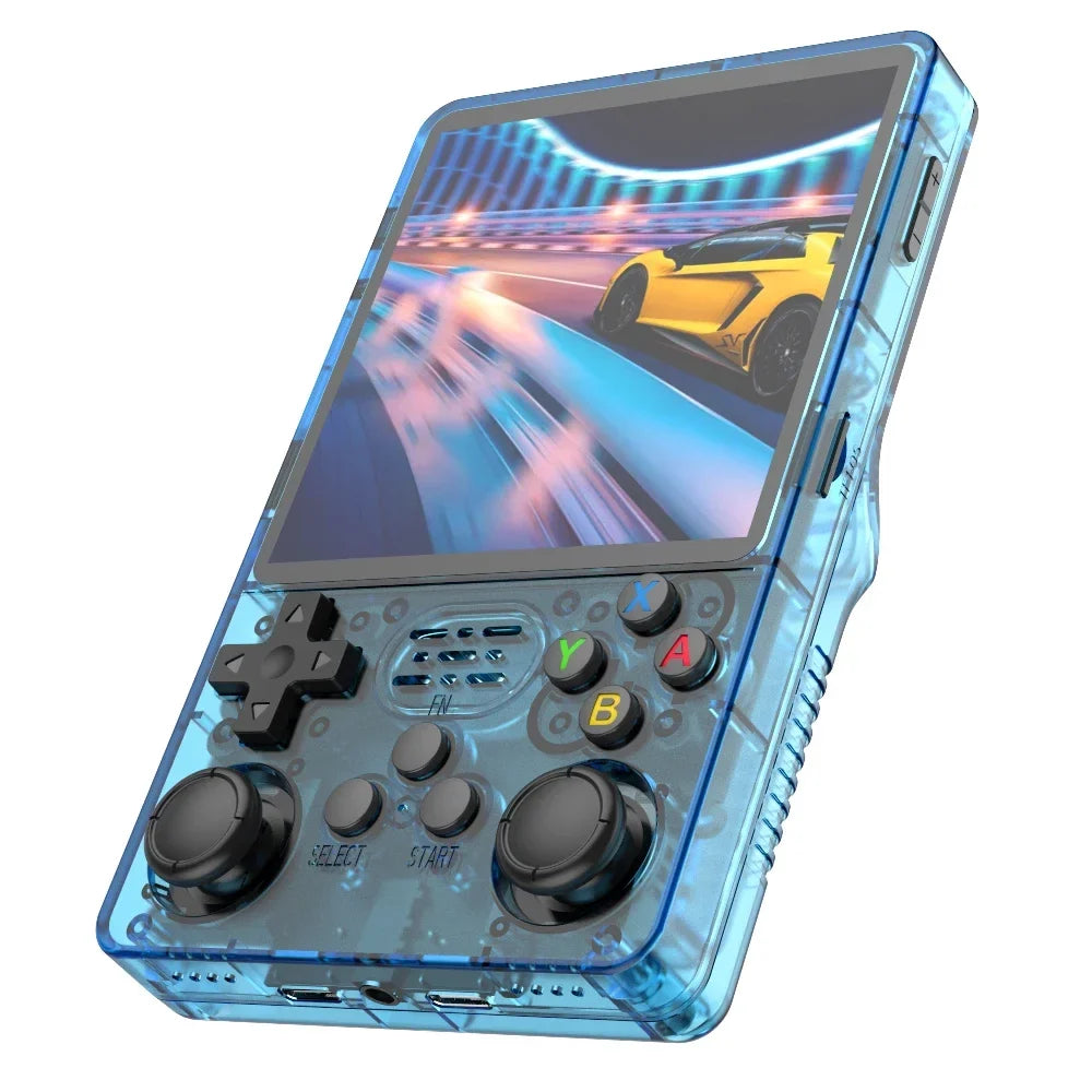 R36S Plus Handheld Game Console – 15000 Preloaded Games 4" IPS Linux Batocera Wi-Fi TV Output 64GB 128GB PS1 N64 SNES GBA SEGA Retro Emulator 10 Colors