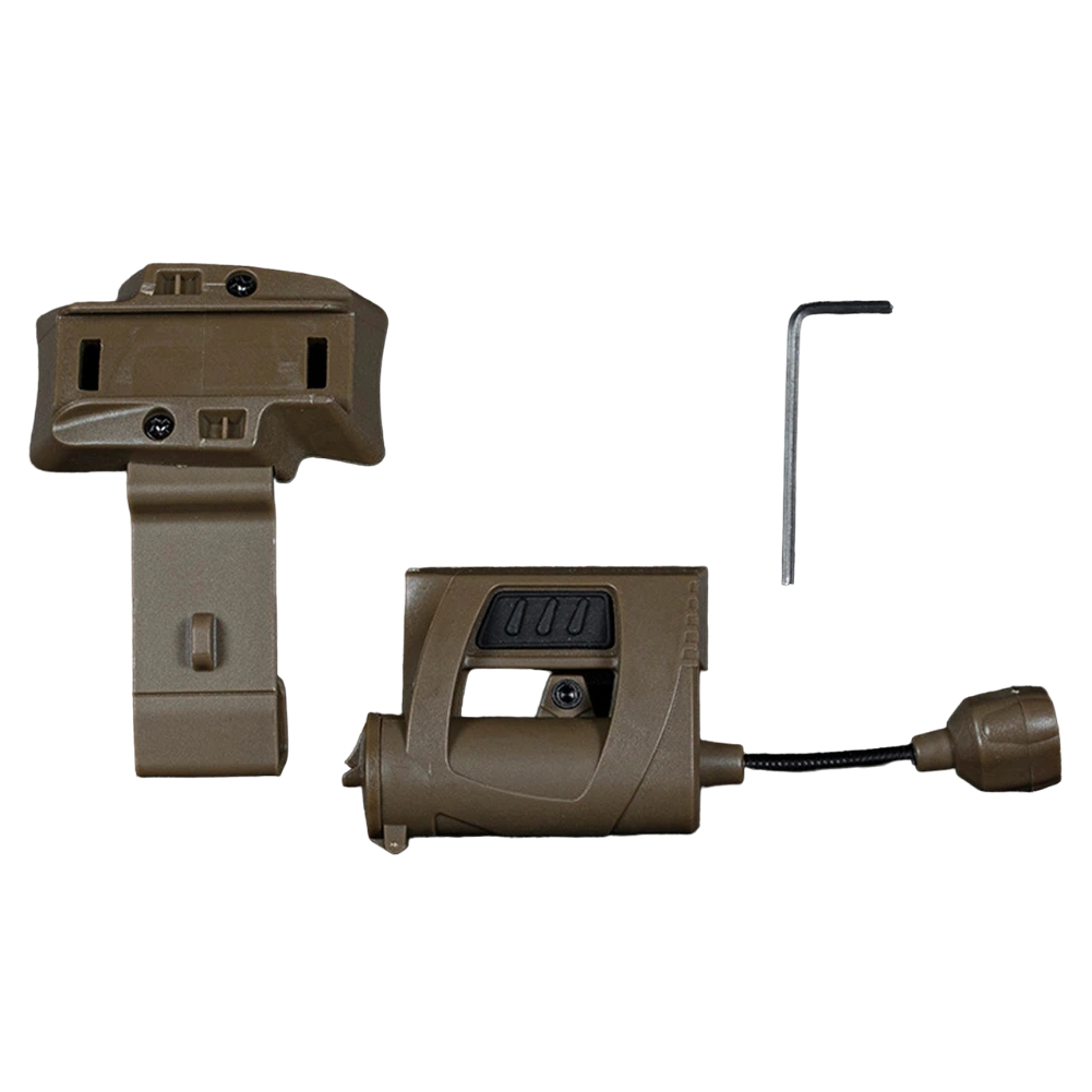 Tactical LED Helmet Light 3-Mode OpsCore ARC Mount Hands-Free