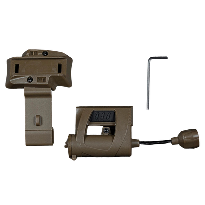 Tactical LED Helmet Light 3-Mode OpsCore ARC Mount Hands-Free