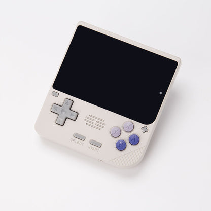 Powkiddy V10 Handheld Game Console – 3.5" IPS Compact Square Design 8-Hour Battery 150g Ultra-Lightweight Linux N64 PS1 GBA NDS Retro Gaming System