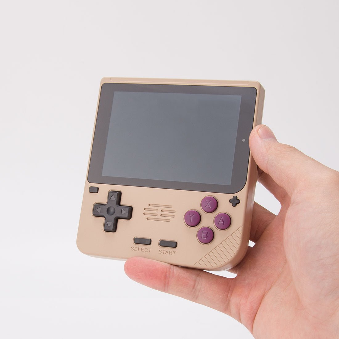 Powkiddy V10 Handheld Game Console – 3.5" IPS Compact Square Design 8-Hour Battery 150g Ultra-Lightweight Linux N64 PS1 GBA NDS Retro Gaming System