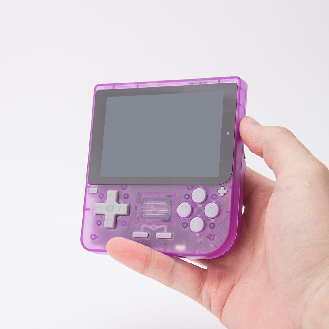 Powkiddy V10 Handheld Game Console – 3.5" IPS Compact Square Design 8-Hour Battery 150g Ultra-Lightweight Linux N64 PS1 GBA NDS Retro Gaming System