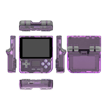 Powkiddy V10 Handheld Game Console – 3.5" IPS Compact Square Design 8-Hour Battery 150g Ultra-Lightweight Linux N64 PS1 GBA NDS Retro Gaming System