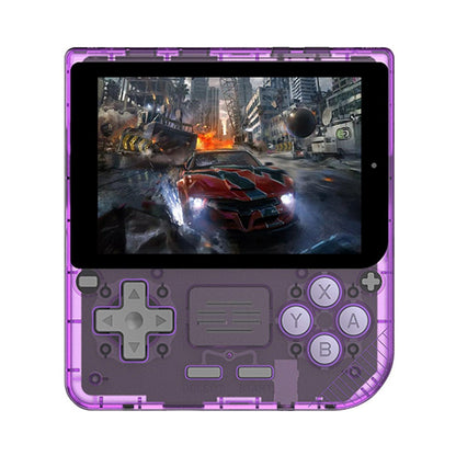 Powkiddy V10 Handheld Game Console – 3.5" IPS Compact Square Design 8-Hour Battery 150g Ultra-Lightweight Linux N64 PS1 GBA NDS Retro Gaming System