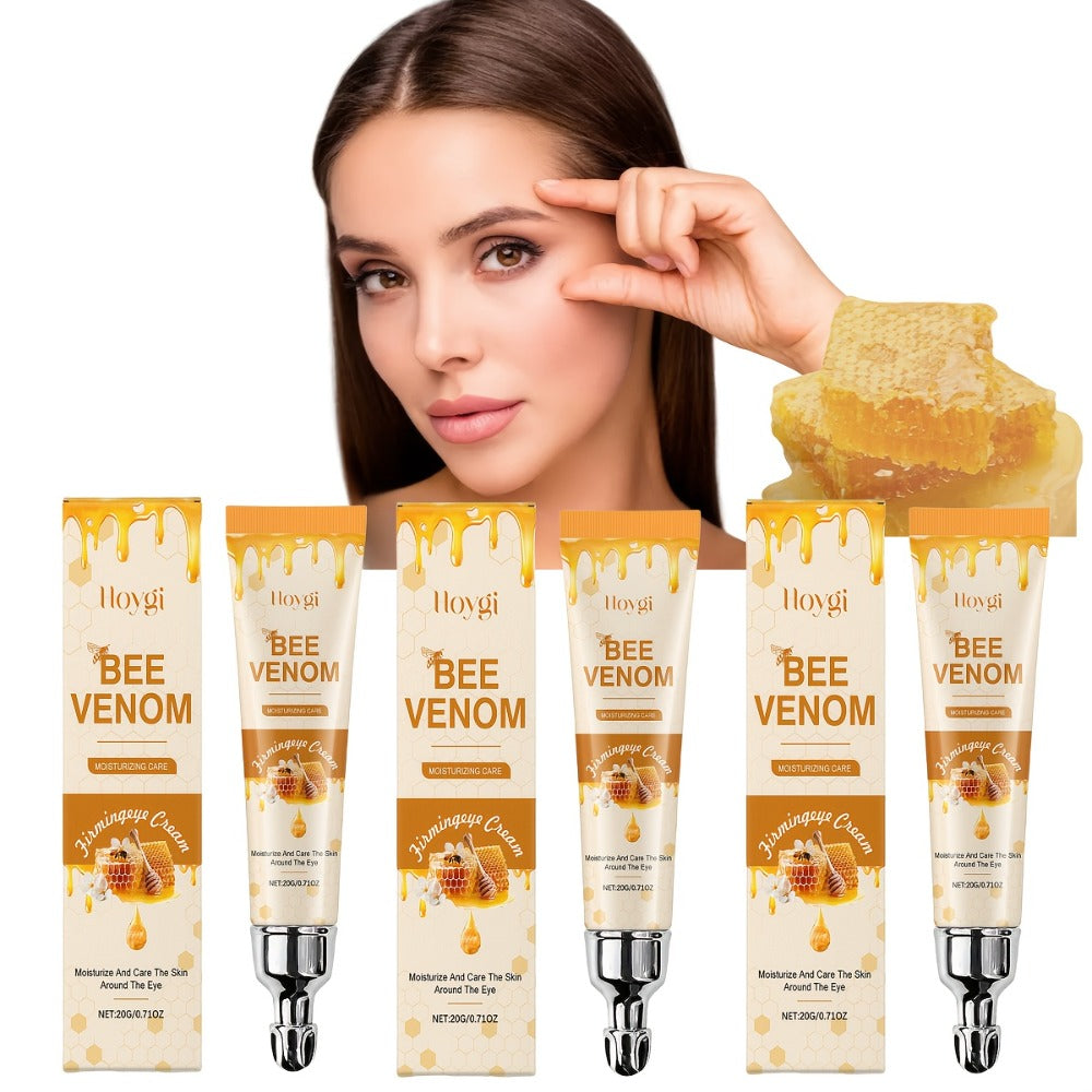 Hyaluronic Acid Under Eye Cream 3-Pack – Honey Miracle Firming & Moisturizing Formula for Dark Circles, Puffiness & Fine Lines | Fast-Absorbing Anti-Aging Eye Cream for All Skin Types | Value Set