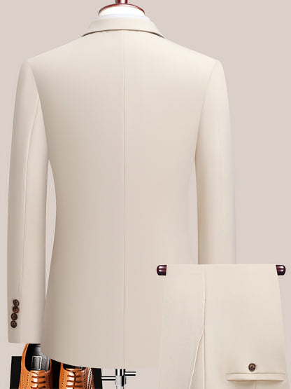 Men's Suit Set - Tailored Formal Style 031845