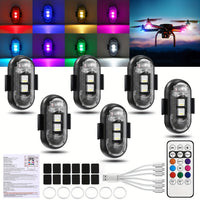 6PCS + 1 Remote Control