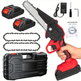 Double Electric Saw Red