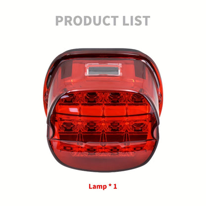 Harley Davidson LED License Plate Light with Turn Signal for Sportster Dyna Touring Road King Electra Glide - Brake Running Lamp