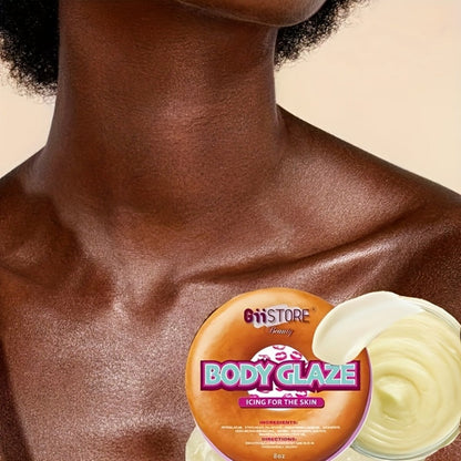 Body Glaze Moisturizer 80oz Extra Large Jar Hyaluronic Acid Glycerin Scented Body Cream Donut Rose Pomegranate Shea Multi-Fragrance Deep Skin Hydration Lotion