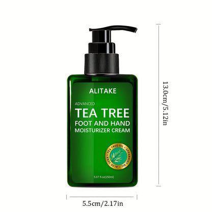 Botanical Foot & Hand Lotion 150ml with Natural Plant Extracts | Deep Hydrating Moisturizer for Dry Cracked Heels & Rough Hands | Non-Greasy Fast-Absorbing Daily Skin Repair for Women Men All Skin Types
