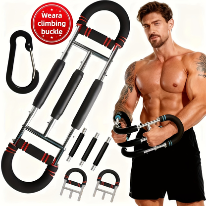 Spring Chest Expander Bar – Adjustable Arm & Tricep Trainer