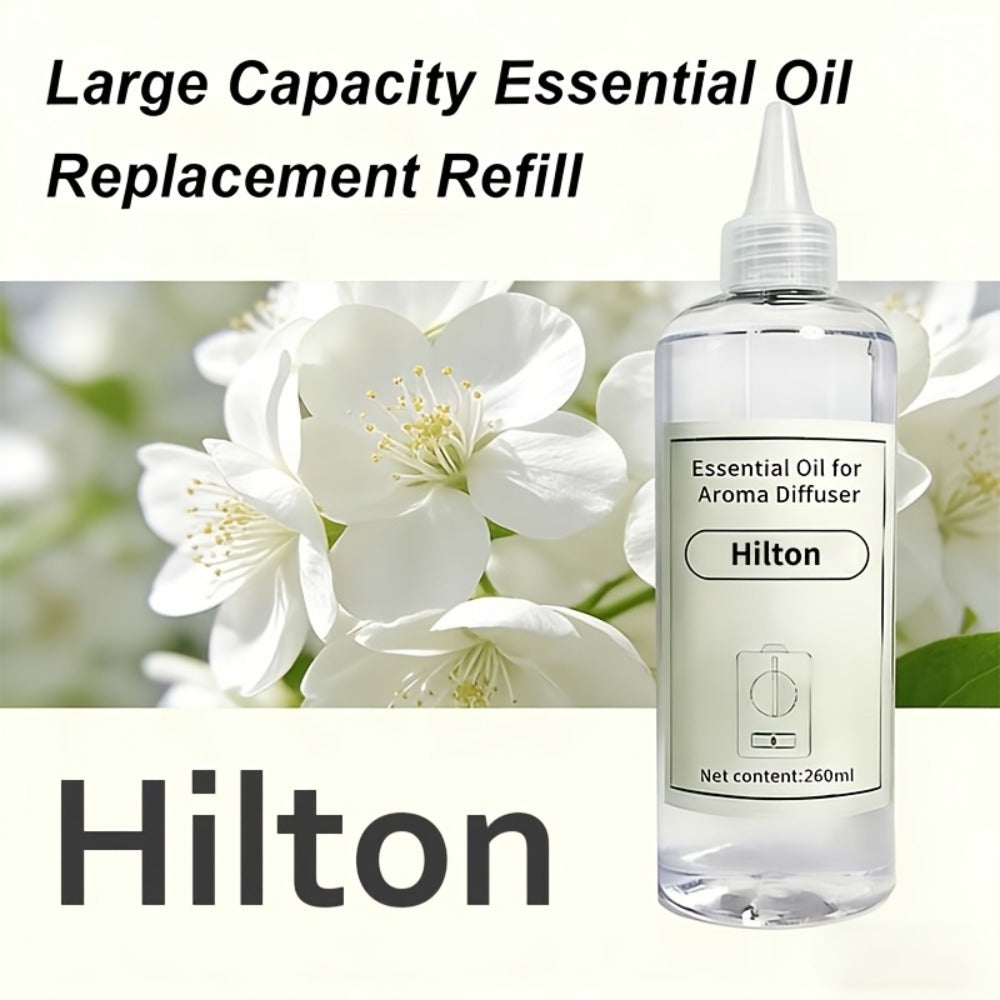 Large Capacity Essential Oil 8.79oz – Premium Long-Lasting Floral Fragrance, Leak-Proof, Diffuser Compatible | Hilton, Shangri-La, Gardenia, Lavender, Ocean