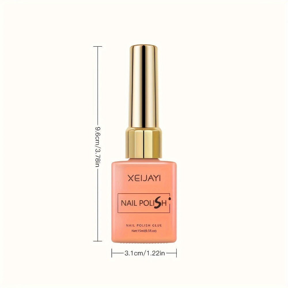 Fall Winter Gel Nail Polish Set 9 Colors XEIJAYI Alcohol-Free LED Glossy - Long Lasting Salon Quality Multicolor Round Bottle Autumn Seasonal DIY Manicure Kit Holiday Nail Art Gift for Women