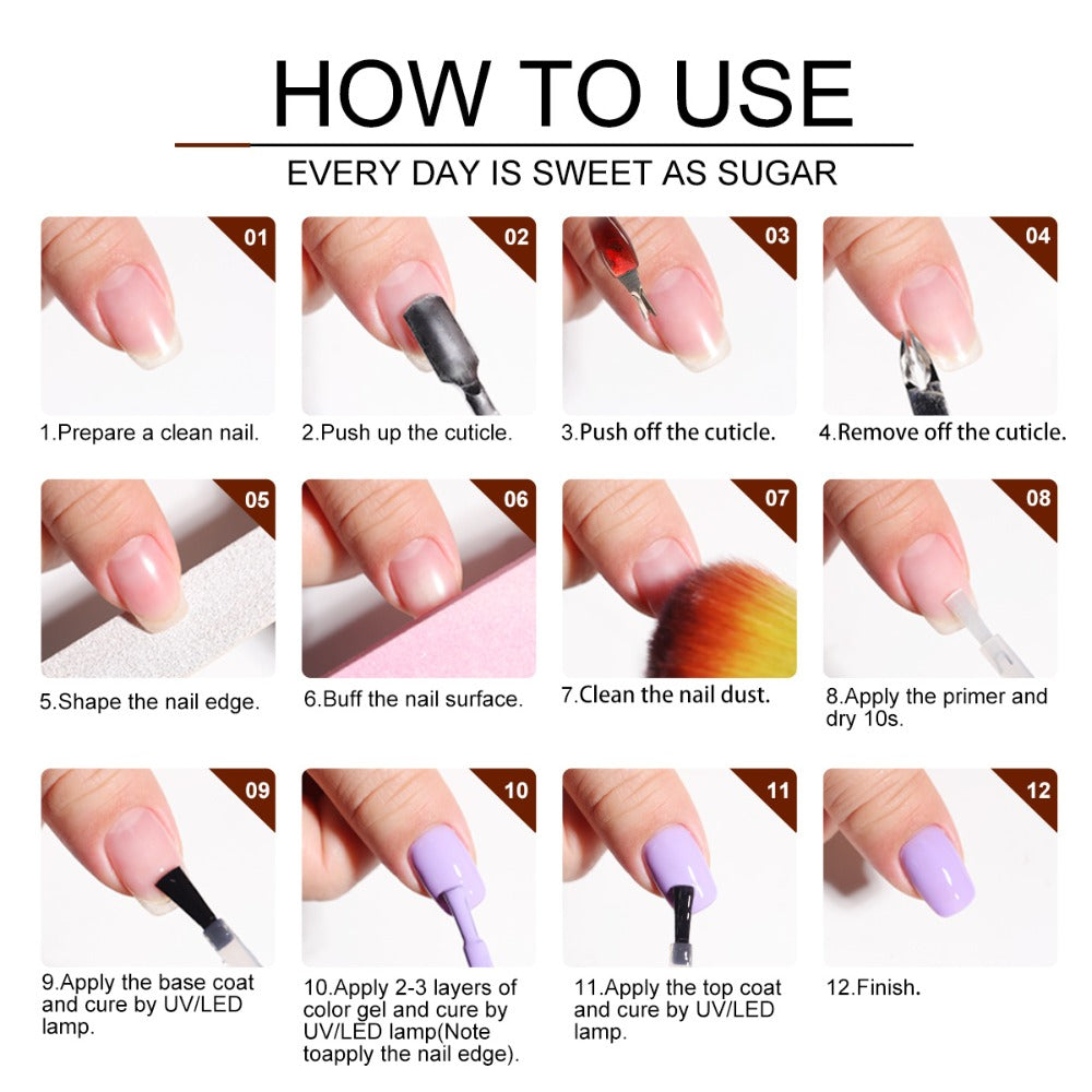 Gel Nail Polish Kit with UV Lamp & Electric Nail Drill - 12 Colors Gel Polish Set, Poly Extension Gel, Top & Base Coat, Glitter Nail Art Complete Starter Set for Home Salon, Beginner Gift