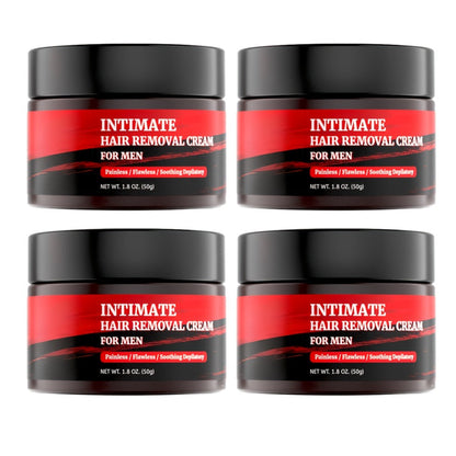 Hair Removal Cream for Men - Fast Acting Depilatory for Chest Back Legs Arms Intimate Areas Sensitive Skin Formula 50g