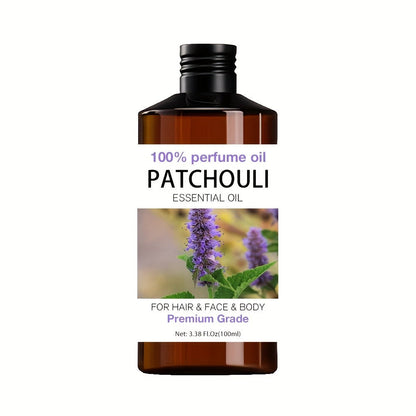 Patchouli Essential Oil 100% Pure Premium Grade 1.76oz Undiluted Therapeutic — Hair Moisturizing Nail Care Massage Aromatherapy Diffuser Meditation Dry Skin Relaxation for Women Men
