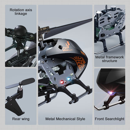 SYMA Q20 RC Helicopter for Kids 3.5CH – Altitude Hold One-Key Takeoff Indoor Drone, Alloy Body Gyro-Stabilized Remote Control Helicopter for Beginners Boys & Girls Ages 8 9 10 11 12, Birthday Christmas Gift (Black)