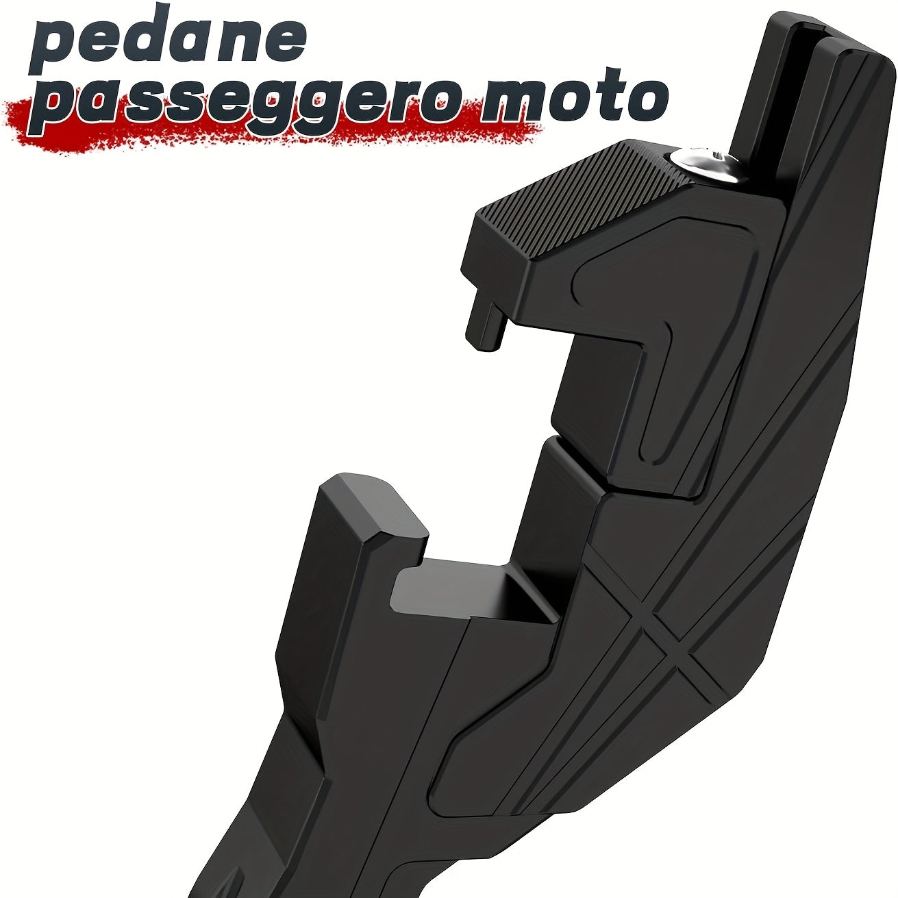 Peg Extensions Compatible Metal Footrest Extension Footrest Passenger Extension Footrest 38Mm-55Mm Adjustment Range for Most Motorcycle Dirt Bike Black solely Off-Road Vehicles Equipped with Metal Footrests Are Compatible