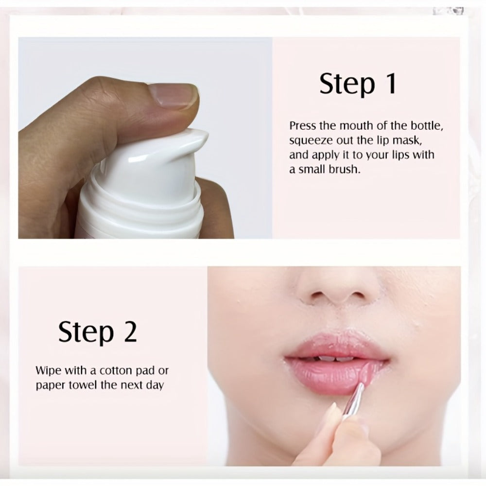 Lip Pomade Collagen 30g Moisturizing Plumping Lip Essence — Deep Hydration Day & Night Lip Care Nourishes Repairs Dry Chapped Lips Long-Lasting Clear Glossy Finish All Skin Types