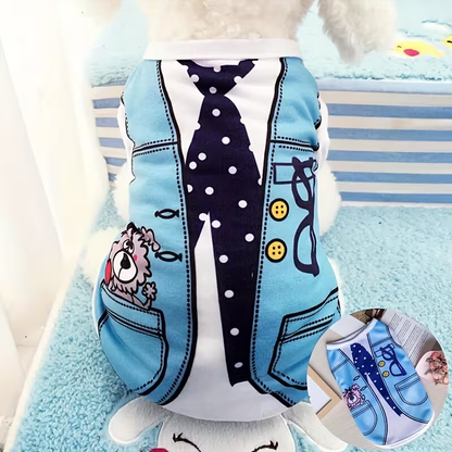 Dog Vest Lightweight Windproof Thermal Shirt for Small Dogs – Fashion Pet Costume for Teddy Bichon Pomeranian, Spring Summer Fall Dog Clothes, 2-Pack & 6-Pack Holiday Gift Set