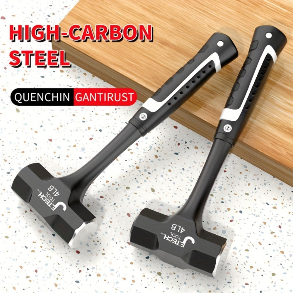 Octagonal Hammer 2/3/4 LB – Heavy-Duty Non-Slip Handle, Professional Masonry & Demolition Sledge Hammer for Stone, Concrete, Construction & DIY Home Projects