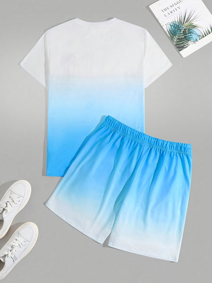 Men's Shirt and Shorts Set - Coordinated Summer Classic Edition