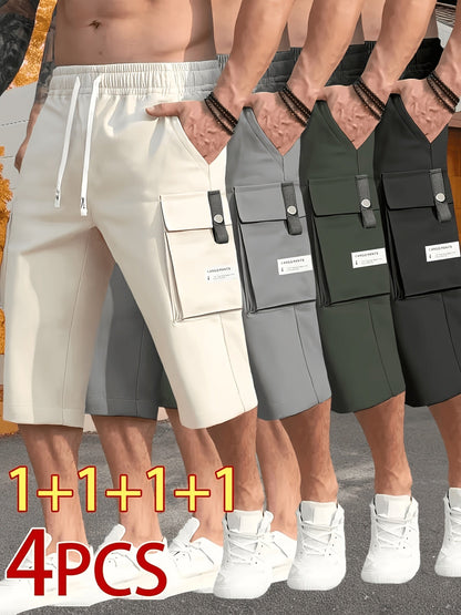 Men's Cargo Shorts - Multi Pocket Travel Style 544485