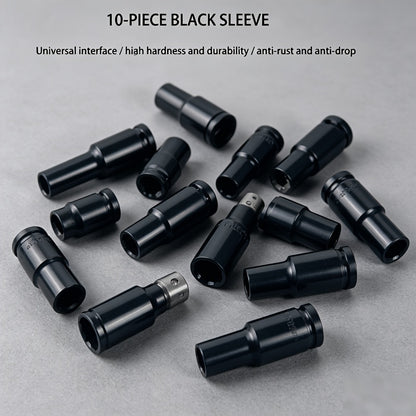 This Set of 1/2 Inch Deep Impact Sockets Comes with a Sturdy Green Storage Case, Perfect for Tasks Like Tire Removal, Mechanical Repairs, And Car Maintenance. It Works Well with Both Electric And Pneumatic Drills