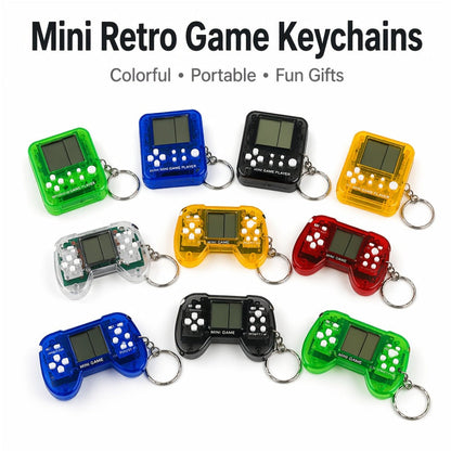 Mini Game Controller Keychains 6 12 or 24 Pack – Random Color Video Game Backpack Charms for Boys Birthday Party Favors, Gaming Party Prizes, Classroom Rewards & Gamer Goodie Bag Stuffers