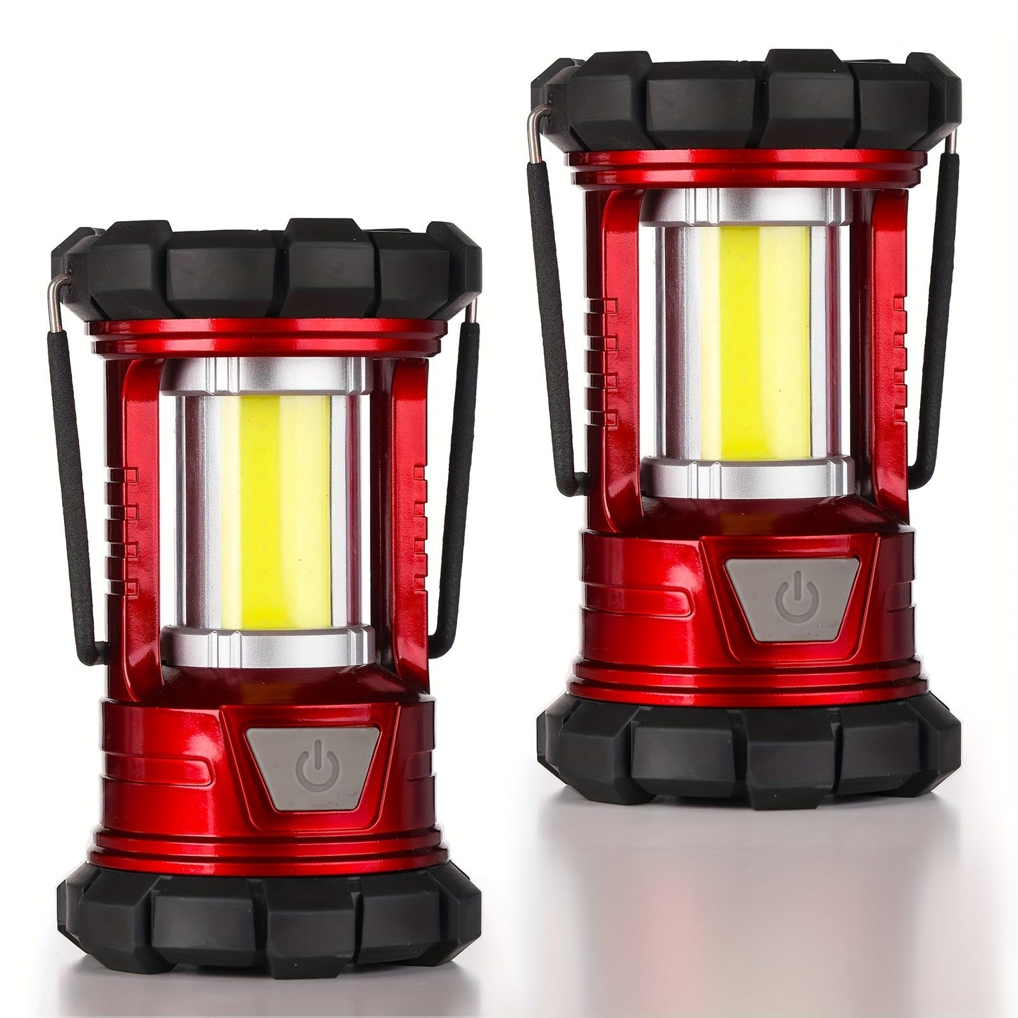 1500 Lumen Camping Lantern with Phone Charger – 2 Pack