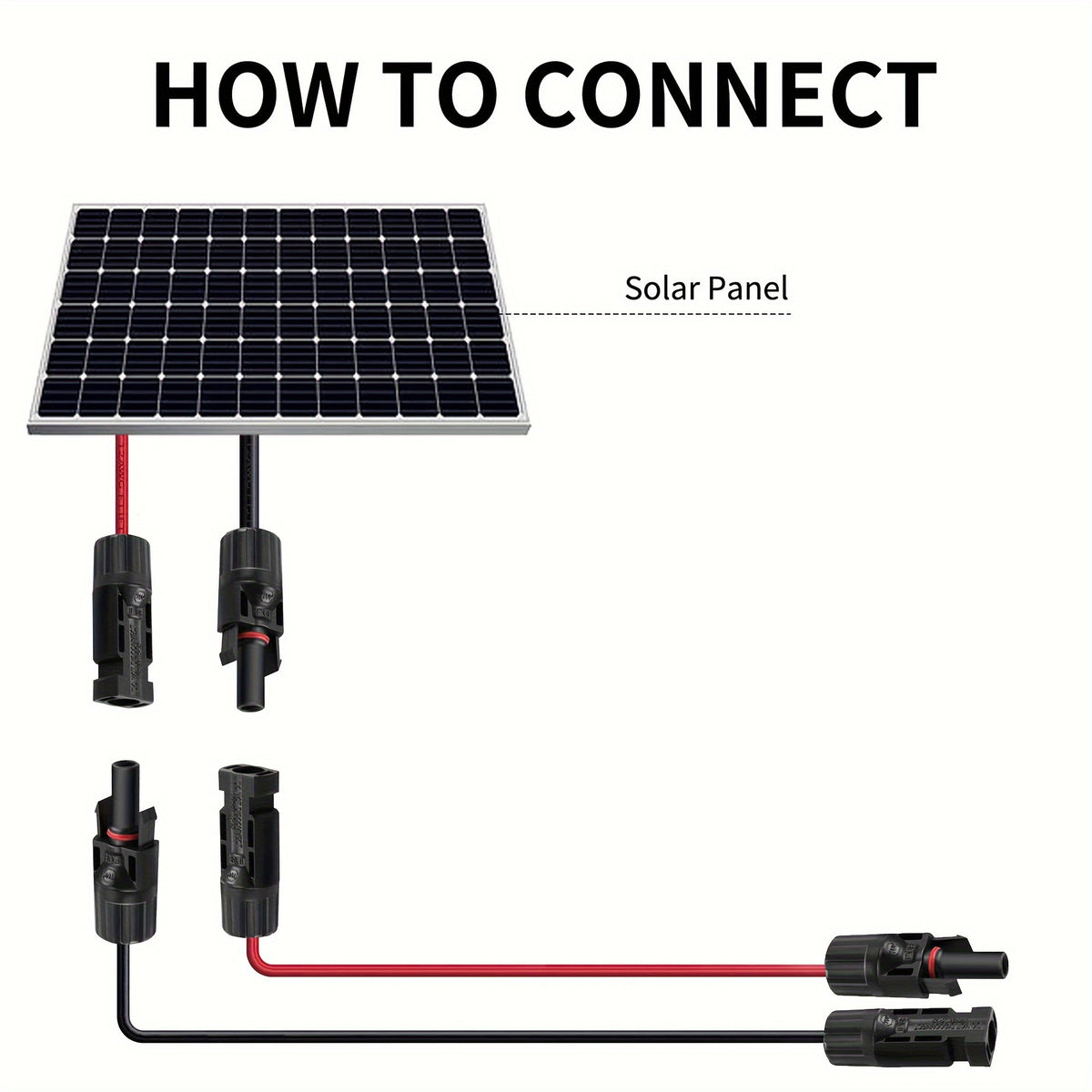 CLELO Solar Panel Extension Cable 14AWG 30ft/ 40ft