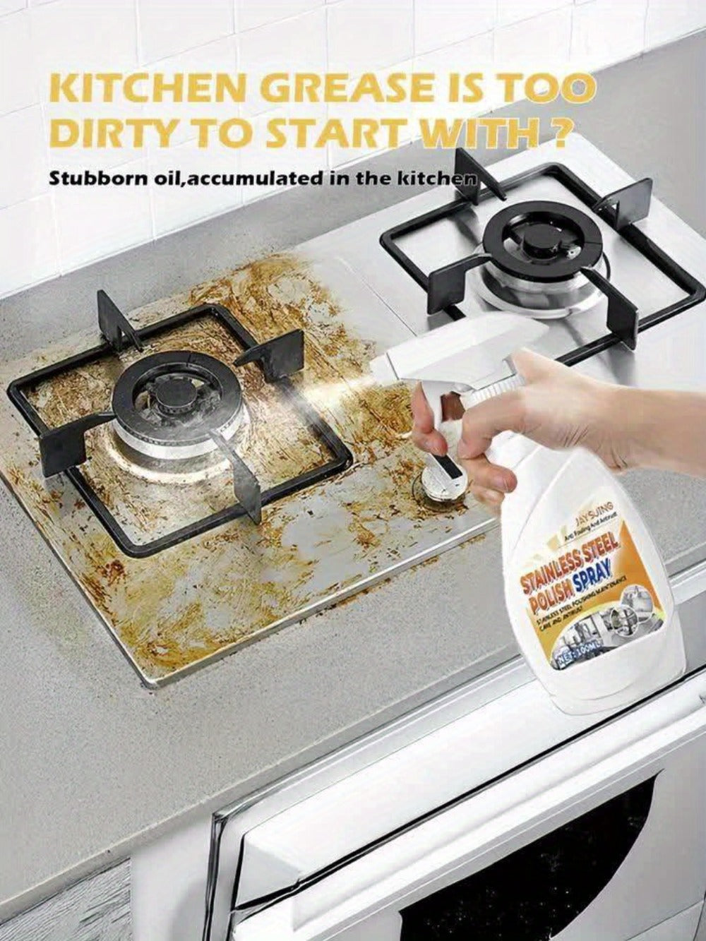 Stainless Steel Cleaner & Pot Bottom Cleaner Paste – Removes Black Grime, Rust & Grease from Pots, Pans & Kitchen Surfaces, Long-Lasting Shine in One Step