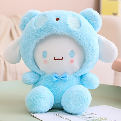 Kawaii Big-Eared Cinnamon Dog Plush Doll — Soft Stuffed Puppy Toy in White, Blue Jade & Pudding Styles for Girls Kids Teens Anime Fans Collectors | Birthday Easter Valentine Christmas Gift