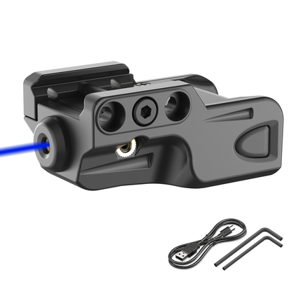 Picatinny Rail Laser Sight USB Rechargeable Low Profile 1-5mW for Handgun Pistol Red Green Blue Purple IR Multiple Colors Polyamide