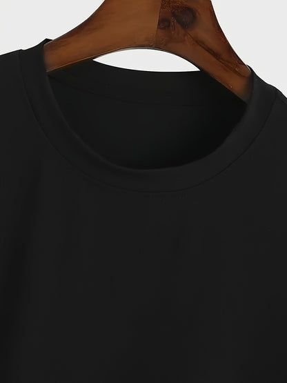 Men's Graphic T-Shirt - Crew Neck Short Sleeve Modern Style