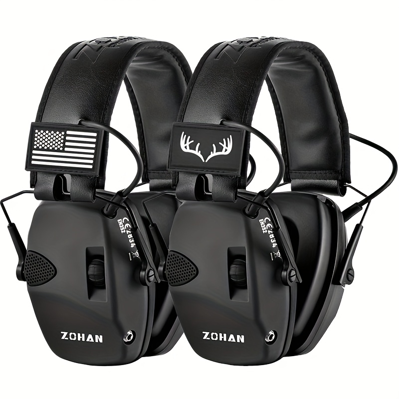 Electronic Shooting Earmuffs NRR 23dB – Sound Amplification