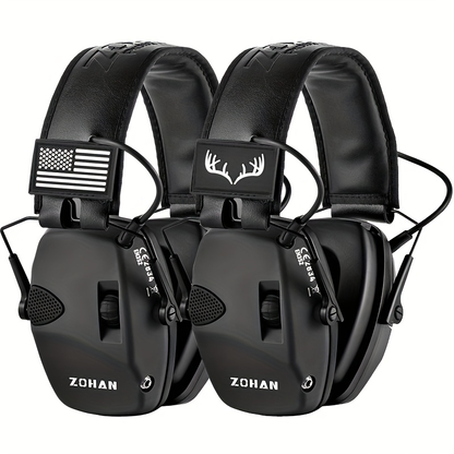 Electronic Shooting Earmuffs NRR 23dB – Sound Amplification
