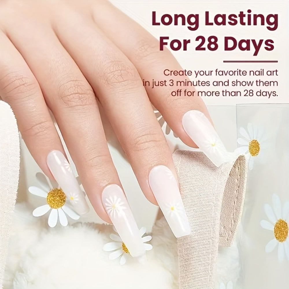 RINO 3D Nail Sculpture Kit 5pcs – Solid Builder Gel with Rhinestone Gel Molding Gel Flower Molds & Sculpting Brush, Clear Nude Hard Gel Extension for 3D Floral Nail Art, Home & Salon Women Beginners