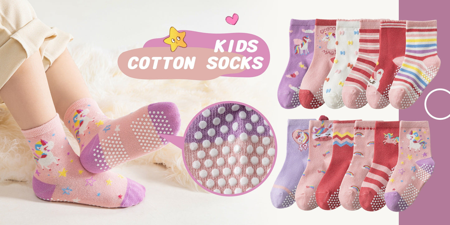 Kids' Colorblock Baby & Kids Socks - 12-Pair Pack