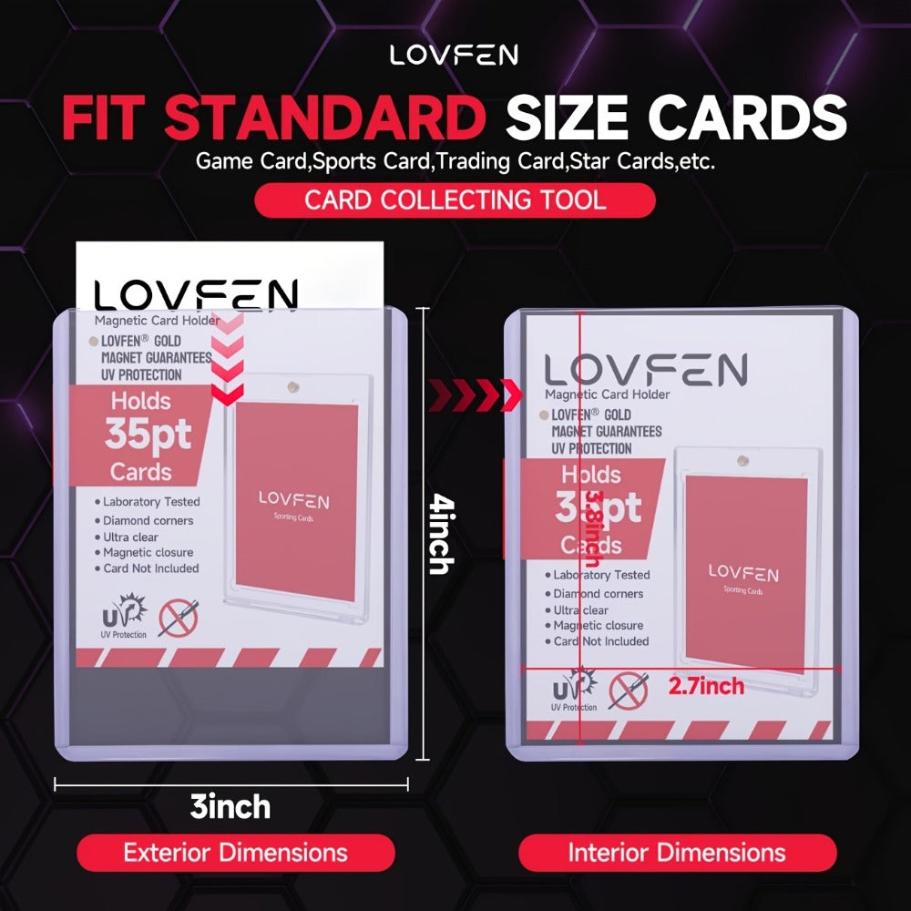 Top Loader Card Sleeves Combo Set 100/500/1000/2000pcs – 35pt 3x4 Inch Hard Card Holders with Soft Sleeves for Baseball, Football, Soccer & Collectible Trading Cards Protection