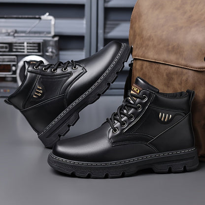 Men's Boots - Non-Slip Sole Lace-Up for Beach & Water 383077