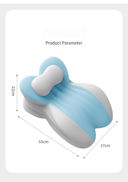 Wedge Pillow Memory Foam – Ergonomic Cervical & Lumbar Support for Stomach, Side & Back Sleepers | Breathable Removable Washable Cover, Multi-Use for Sleep, Office & Reading, Great Gift for Couples