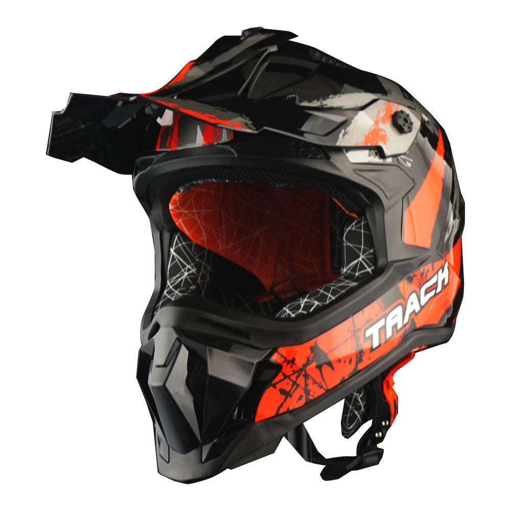 Adult Motorcycle Helmet ATV Dirt Bike Helmet Track Style