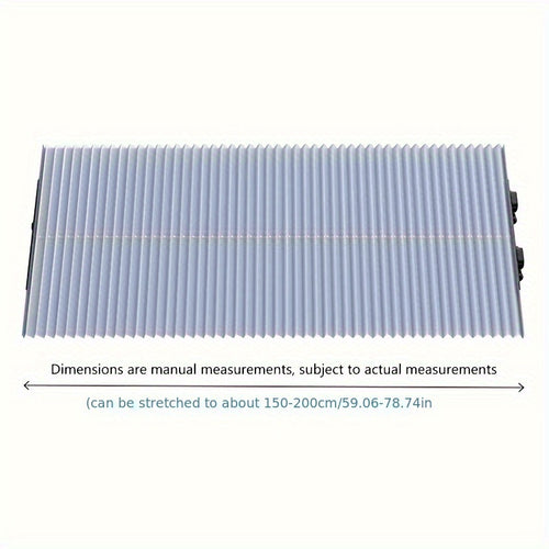 Car Windshield Sun Shade - Auto Retractable, Thermal Insulation And Sun Blocking, Summer Essential Car Accessory, Easy-To-Use Front Window Sunshade