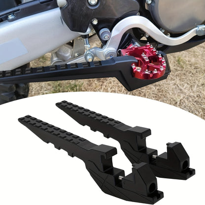 Peg Extensions Compatible Metal Footrest Extension Footrest Passenger Extension Footrest 38Mm-55Mm Adjustment Range for Most Motorcycle Dirt Bike Black solely Off-Road Vehicles Equipped with Metal Footrests Are Compatible