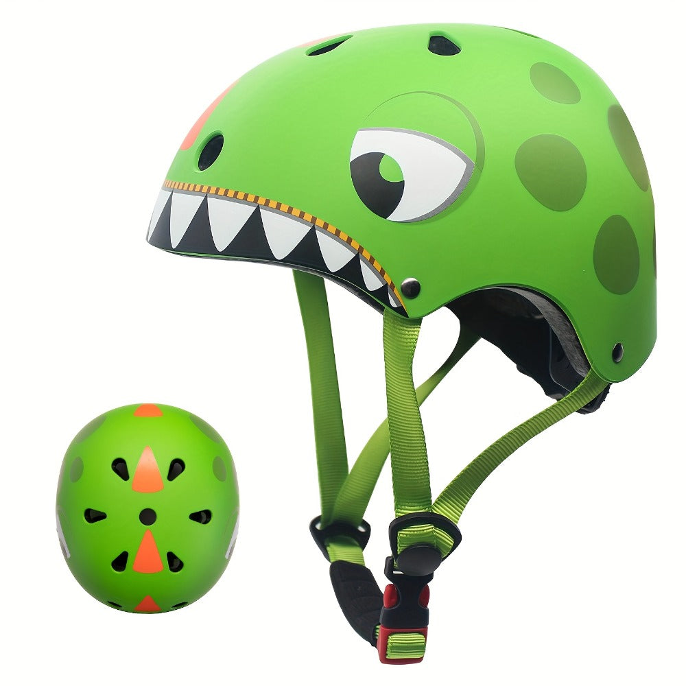 Kids Bike Helmet & Protective Gear Set 7-Piece for Ages 2-8 Boys Girls Adjustable Helmet Knee Elbow Wrist Pads for Cycling Skating Scooter Birthday Gift