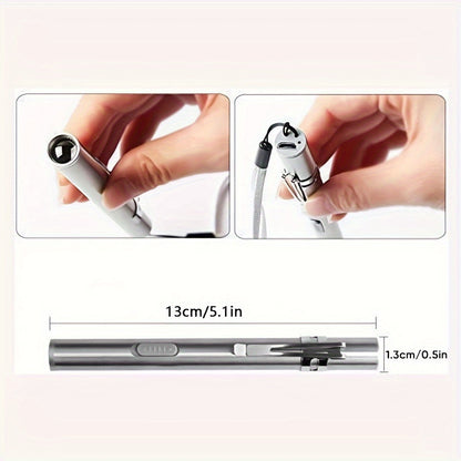 Tactical Pen Light 5 Pack USB Rechargeable 400 Lumen Mini LED Penlight Pocket Flashlight for Nurses Camping Outdoor EDC