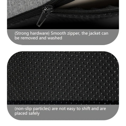 Ergonomic Seat Cushion for Tailbone & Lumbar Pain Relief - Memory Foam L-Shaped Car & Office Chair Cushion for Truck Drivers & Long Sitting